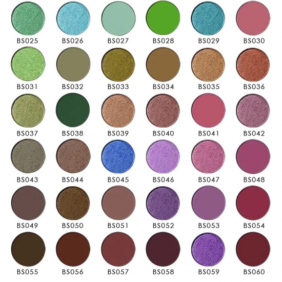Paleta de sombra de ojos de alto pigmento mate fácil de usar de 10 colores