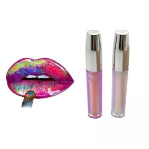 Hotselling light change color iridescent chameleon lip gloss lipgloss
